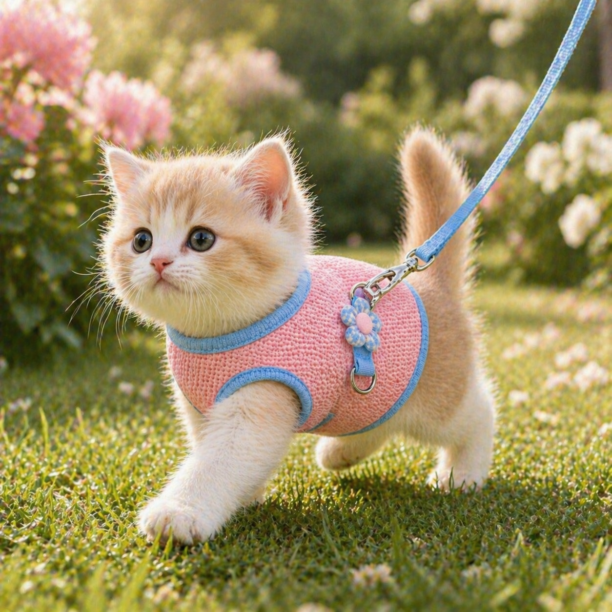 Pink & Blue Cat Top - Image 3