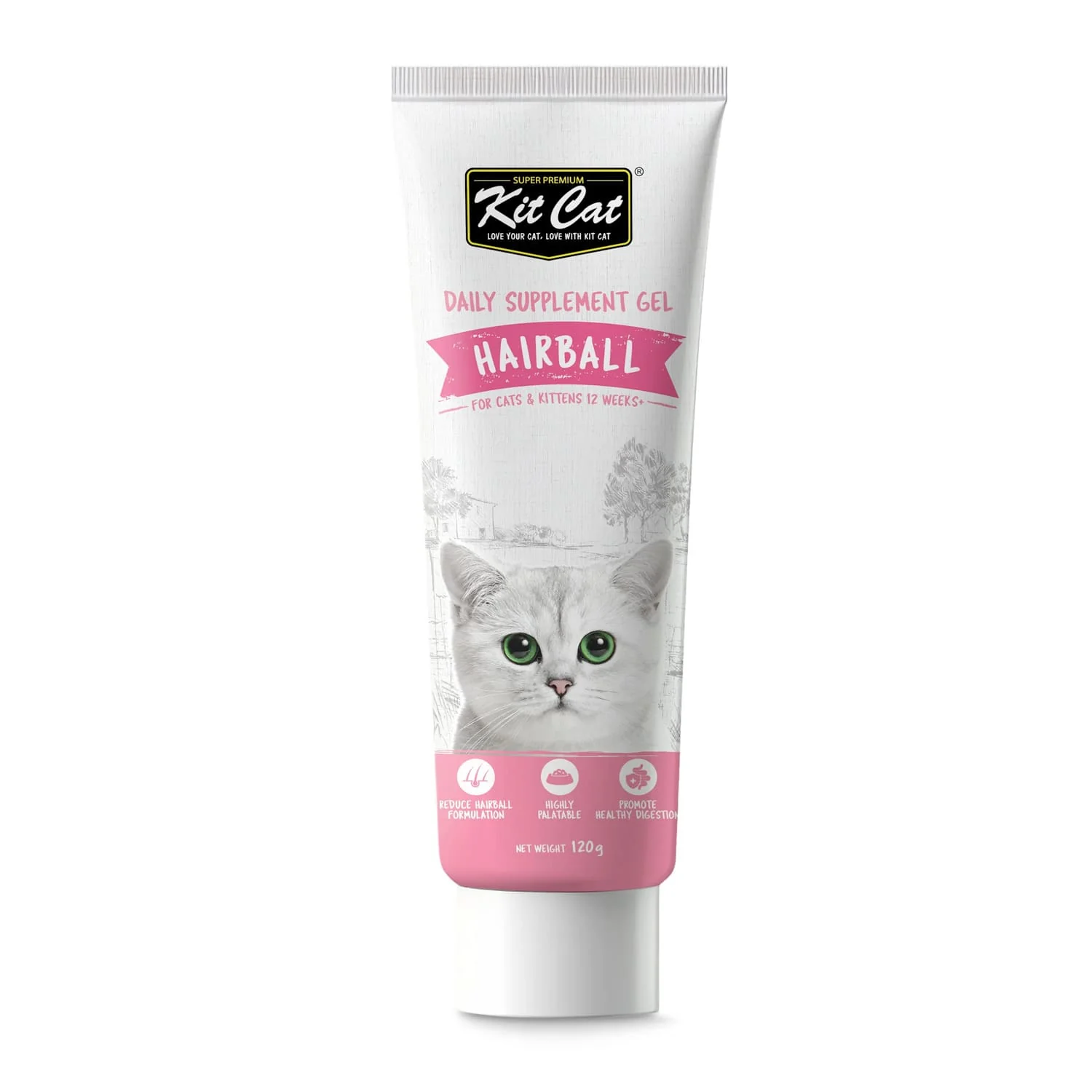 Kit Cat Hairball Gel 120g