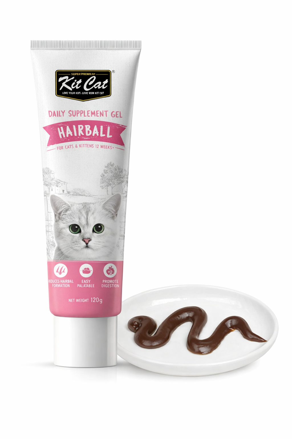 Kit Cat Hairball Gel 120g - Image 2