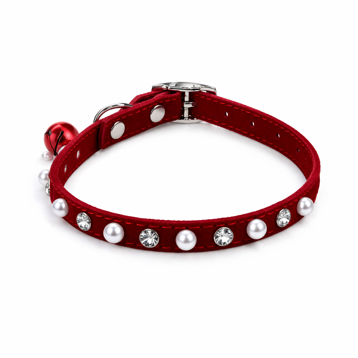 Luxury Red Cat Collar - Image 2
